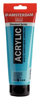 Royal Talens Amsterdam Standard Series Acrylverf Tube 250 ml - Turkooisblauw 522