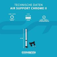 CONTEC minipomp "air support chrome ii" ct mini pump air support chrome sil./black - thumbnail
