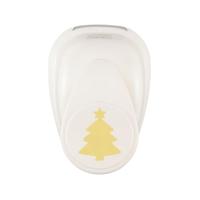 Vaessen Creative • figuurpons kerstboom met ster medium 2,3x1,9cm - thumbnail