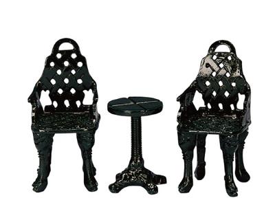 Lemax patio group s/3 kerstdorp accessoire 2003