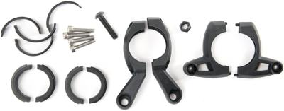 Busch + Müller koplamphouder fr.light bracket b&m 470shpb black