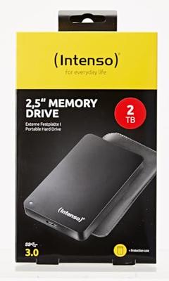 Intenso Memory Drive 2 TB Externe harde schijf (2,5 inch) USB-A 3.2 Gen 1 Zwart 6023580 Intenso Memory Drive 2 TB Externe harde schijf (2,5 inch) USB-A 3.2 Gen 1 Zwart 6023580