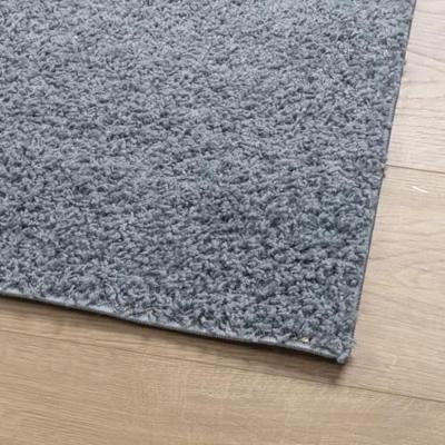 VidaXL Vloerkleed pamplona shaggy hoogpolig modern 120x120 cm blauw VidaXL Vloerkleed pamplona shaggy hoogpolig modern 120x120 cm blauw