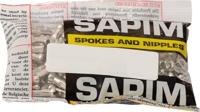 Sapim spaaknippel 13 polyax 14mm messing zilver (100st) - thumbnail