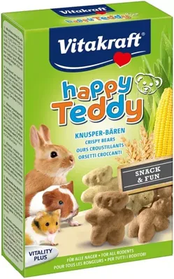 Happy Teddy knaagdier en konijn 75 gram Gebr. de Boon Vitakraft - Vitakraft Happy Teddy knaagdier en konijn 75 gram Gebr. de Boon Vitakraft - Vitakraft