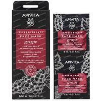 Apivita Masks & Scrubs Face Mask with Grape Mask 16ml - thumbnail