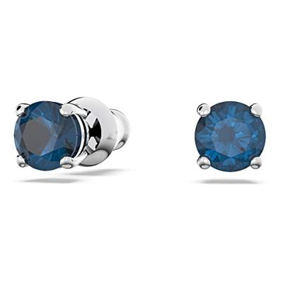 Swarovski 5646762 Set Ketting + Oorknoppen Stella zilverkleurig-blauw 38-41 cm