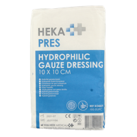 Hydrofiele gaaskompres 10 x 10cm 100 Stuks - thumbnail
