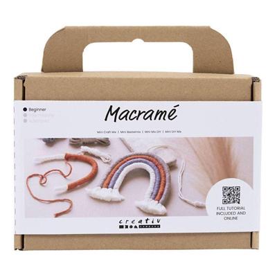 Creativ Company Https://www.cchobby.nl/mini-hobbyset-macrame-regenboog-1-doos