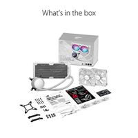 Asus ROG Ryuo III 240 ARGB White Edition CPU-koellichaam met ventilator - thumbnail
