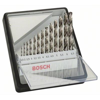 Bosch Accessoires 13-delige Robust Line metaalborenset HSS-G, 135° 1,5; 2; 2,5; 3; 3,2; 3,5; 4; 4,5; 4,8; 5; 5,5; 6; 6,5 mm, 135° 13st - 2607010538
