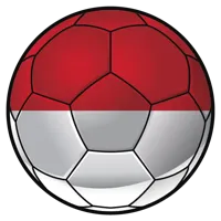 Voetbal Monaco - Muurcirkel sticker - thumbnail