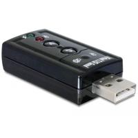 Delock 63926 Externe USB 2.0-geluidsadapter Virtueel 7.1 - 24 bit / 96 kHz met S/PDIF - thumbnail