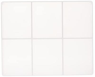 Really Useful Box, office divider met 6 vakjes, transparant