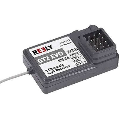 Reely GT2 EVO 3-kanaals ontvanger 2,4 GHz Stekkersysteem JR