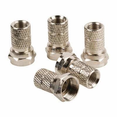 Nedis F-Connector | Male | Twist-On | 5.5 mm | Zilver | 5 Stuks | 1 stuks - CSGB41903ME CSGB41903ME