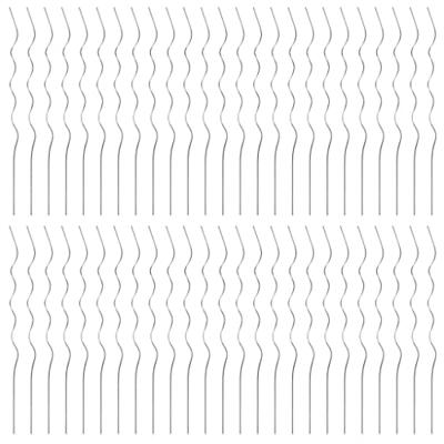 VidaXL Plantenstok spiraal 110 cm gegalvaniseerd staal 50 st