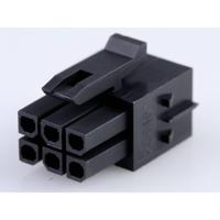 Molex 2064610600 Female behuizing (kabel) Totaal aantal polen: 6 Inhoud: 1 stuk(s) Bag - thumbnail