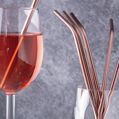 BerlingerHaus Rietjes 6st RVS rose goud