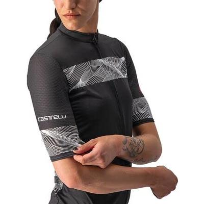 Castelli Fenice fietsshirt korte mouw zwart dames L