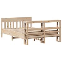 Bedframe zonder matras massief grenenhout 120x190 cm - thumbnail