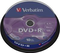 DVD+R Verbatim DVD+R Matt Silver 4.7 GB 16x 10 pcs - thumbnail
