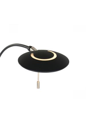 Steinhauer Led vloer leeslampZenith 2x6w - 2200K - 118cm zwart - 7862ZW