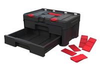 Gereedschapskoffer KETER Stack'N'Roll (17210832/253384) 2 laden Zwart - thumbnail