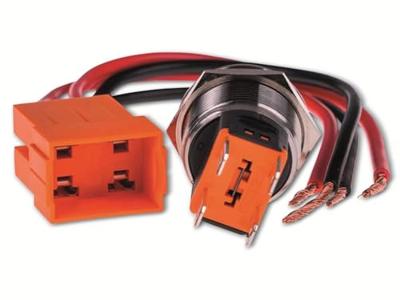 Joy-it BUTTON22C-M-GR BUTTON22C-M-GR Toetsschakelaar 250 V/AC 15 A 1x aan/uit Moment Groen (Ø x h) 24.80 mm x 34.50 mm IP67, IK10 1 stuk(s)