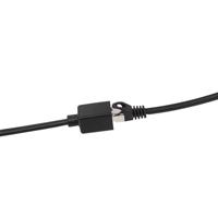 LogiLink CQX063S RJ45 Netwerkkabel, patchkabel CAT 6A S/FTP 3.00 m Zwart Vlambestendig, Halogeenvrij, Afscherming gevlochten 1 stuk(s) - thumbnail
