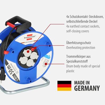 Brennenstuhl Kabelhaspel Garant VV | 50m | 1208060 - 1208060