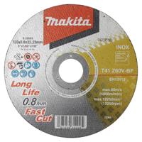 Makita Accessoires Makita doorslijpschijf rvs 125mm x 0,8 mm inox (12 stuks) - e-22953-12 - thumbnail