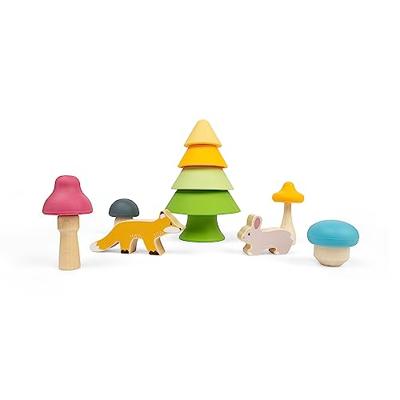 BigJigs Stapelspel - bosvriendjes - vanaf 12mnd