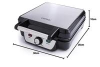 Camry CR 3025 wafelijzer 4 wafel(s) Zwart 1500 W - thumbnail