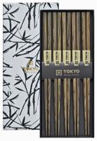 Chopsticks Set - Tokyo Design Studio - 5 Paar - Wit - thumbnail
