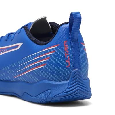 PUMA Ultra 6 Play Zaalvoetbalschoenen (IN) Kids Blauw Wit Felrood
