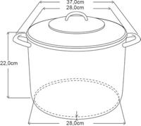 Michelino Soeppan 12L RVS - thumbnail