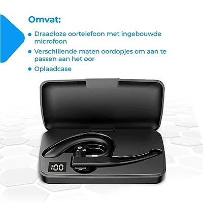 In-ear Bluetooth Hoofdtelefoon NK NK-FA32004 Zwart In-ear Bluetooth Hoofdtelefoon NK NK-FA32004 Zwart