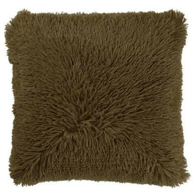 Dutch Decor kussenhoes FLUFFY - 60x60 cm Military Olive