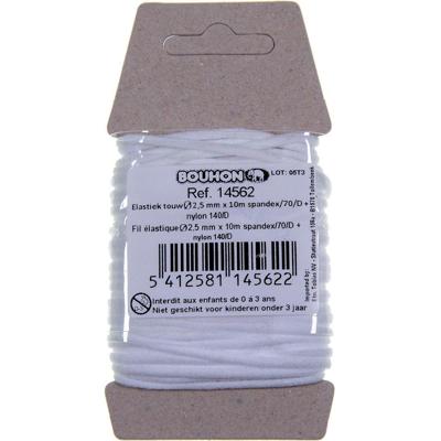Bouhon elastiek touw, nylon, ft 2,5 mm x 10 m, op blister