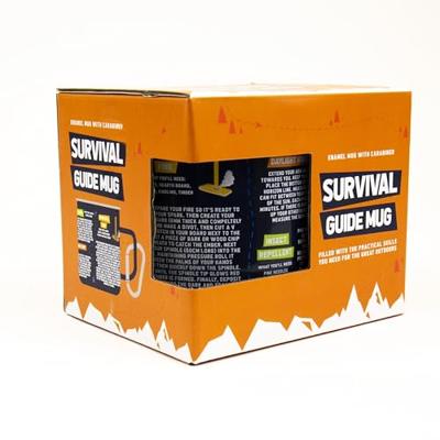 Gift Republic Survival Guide Emaille Mok