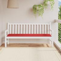 VidaXL Tuinbankkussen 180x50x3 cm oxford stof rood - thumbnail