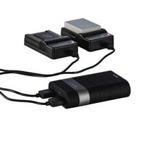 Hama Powerbank Trip duo-laden 7.800 mAh Powerbank Zwart - thumbnail