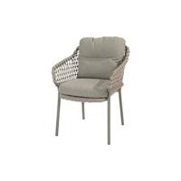 4SO Jura stapelbare tuinstoel olive - thumbnail