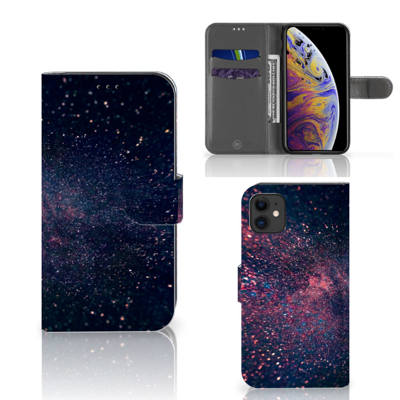 Apple iPhone 11 | Book Case | Stars Apple iPhone 11 | Book Case | Stars