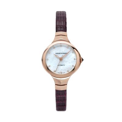 Horlogeband Armani ARS8250 Hagedissenleer Bruin 9mm Horlogeband Armani ARS8250 Hagedissenleer Bruin 9mm