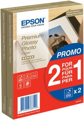 Epson Premium Glossy Photo Paper C13S042167 Fotopapier 10 x 15 cm 255 g/m² 80 vellen Hoogglans