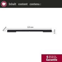 Paulmann Cover Connector-Inlay 95554 230V-railsysteemcomponenten Afdekrail Zwart, Transparant - thumbnail