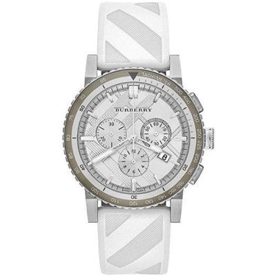 Horlogeband Burberry BU9810 Kunststof/Plastic Wit Horlogeband Burberry BU9810 Kunststof/Plastic Wit