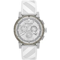 Horlogeband Burberry BU9810 Kunststof/Plastic Wit - thumbnail